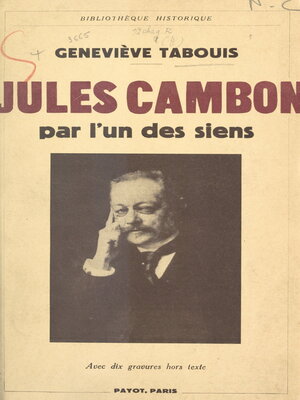 cover image of Jules Cambon par l'un des siens